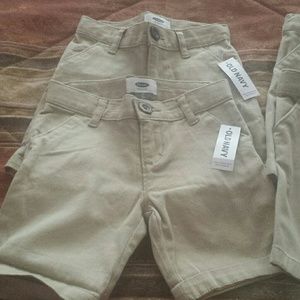Toddler girls khaki shorts 4 pair